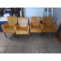 SERIE DE 4 CHAISES SIMILI...