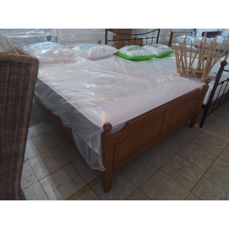 CADRE DE LIT 140X200 CHENE AVEC SOMMIER