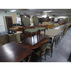 SERIE DE 6 CHAISES MEDAILLON