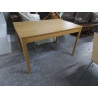 TABLE DE CUISINE PLACAGE HETRE AVEC 1 ALLONGE 