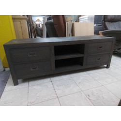 MEUBLE TELE BAS 4 TIROIRS 