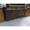 BUFFET BAS MODERNE 2 PORTES COULISSANTES 3 TIROIRS 