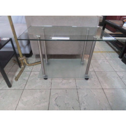 TABLE D’APPOINT EN VERRE...