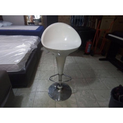 TABOURET DE BAR BLANC