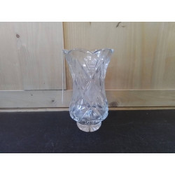 VASE EN CRISTAL TAILLE H 18CM