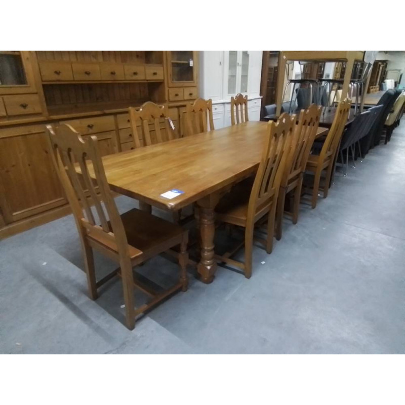 TABLE DE FERME CHENE MASSIF