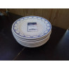 ASSIETTE PLATE BOCH MOTIF BLEU LOT DE 11