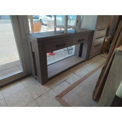 CONSOLE 2 TIROIRS 144X36X78