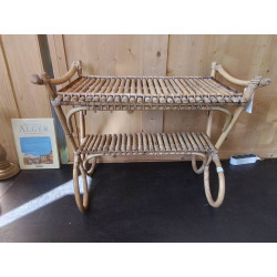 TABLE BASSE EN ROTIN