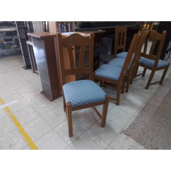 SERIE DE 6 CHAISES CHENE...