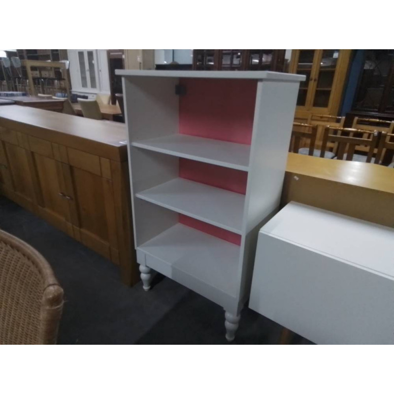 BIBLIOTHÈQUE BASSE BLANCHE 