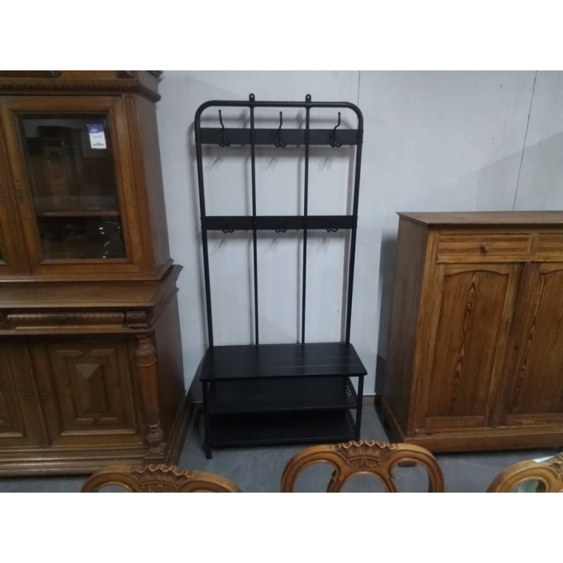 PORTE MANTEAU DE HALL IKEA METAL NOIR 