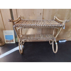 TABLE BASSE EN ROTIN