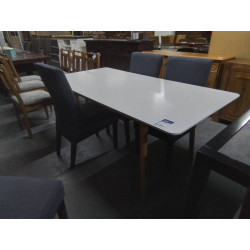 TABLE MODERNE BLANCHE 180X90 