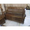BANC EN TECK AJOURE