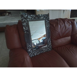MIROIR BOIS CERUSE