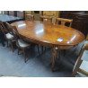 TABLE OVALE MERISIER AVEC ALLONGE