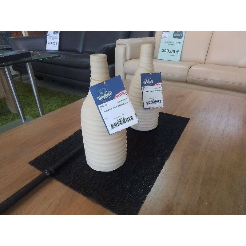 VASE BOUTEILLE CÉRAMIQUE