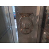 VASE ANNÉES 30 DORÉ ET GRAVÉ