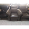 FAUTEUIL CLUB CUIR BRUN 1103
