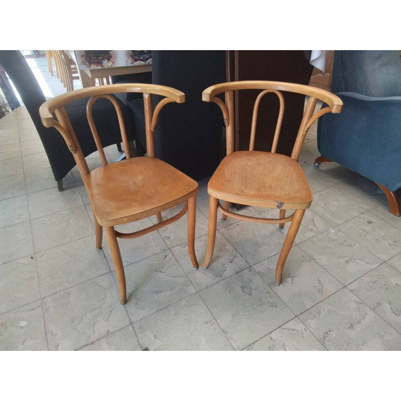 PAIRE DR FAUTEUILS DE BISTROT 