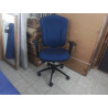 FAUTEUIL DE BUREAU TISSU BLEU