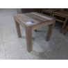 TABLE D\'APPOINT CARREE EN TECK