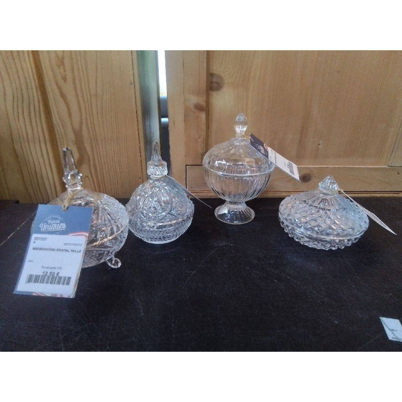 BONBONNIÈRE CRISTAL TAILLÉ