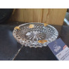 CENDRIER CRISTAL VAL SAINT LAMBERT FEUILLES DORÉES