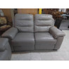 SALON CUIR GRIS 2+1+1 FULL RELAX ÉLECTRIQUES