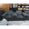 SALON 3+1+1 TISSU GRIS 