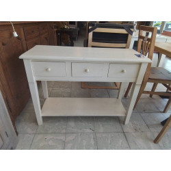 CONSOLE EN PIN 3 TIROIRS...