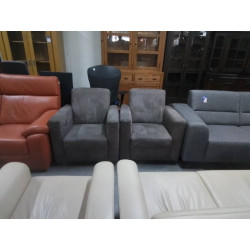 FAUTEUIL CLUB TISSU GRIS...