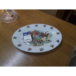 PLAT DE SERVICE OVAL EN...