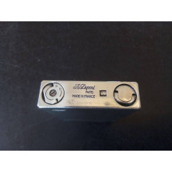 BRIQUET DE POCHE DUPONT GATSBY LINE METAL ARGENTE
