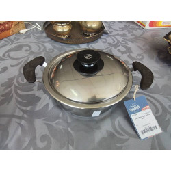 CASSEROLE VINTAGE INOX AMC