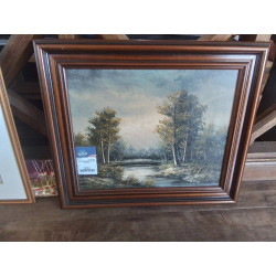 PEINTURE SUR TOILE RIVIÈRE...