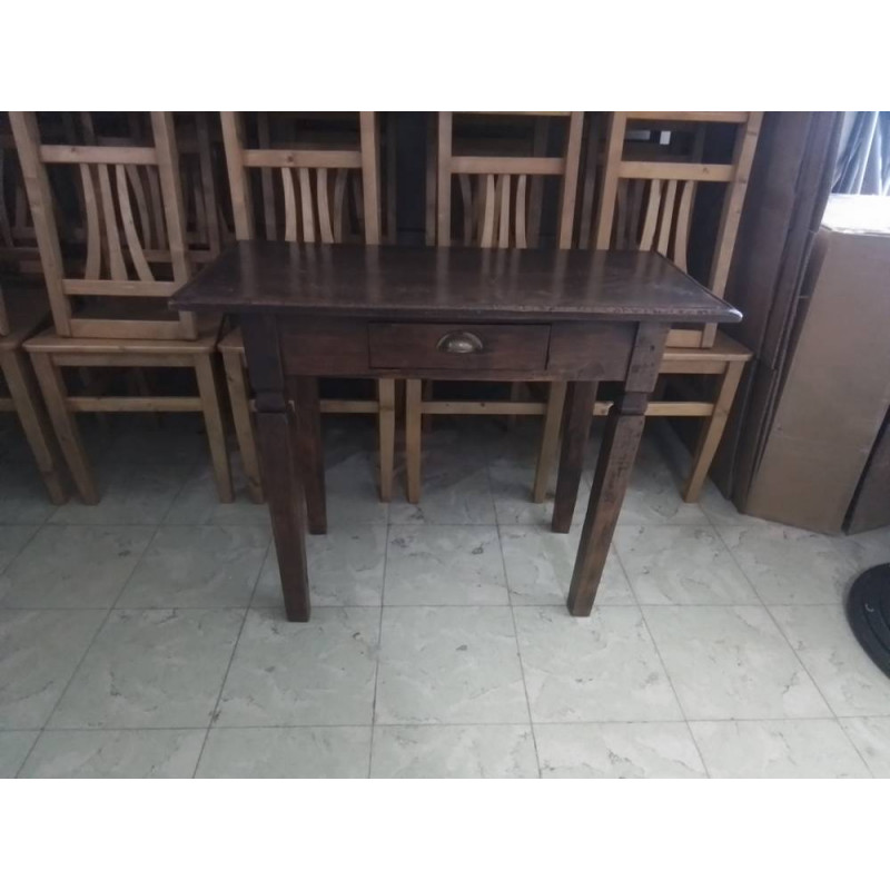 CONSOLE 1 TIROIR BOIS EXOTIQUE 