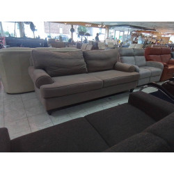 CANAPE 2 PLACES TISSU BEIGE 
