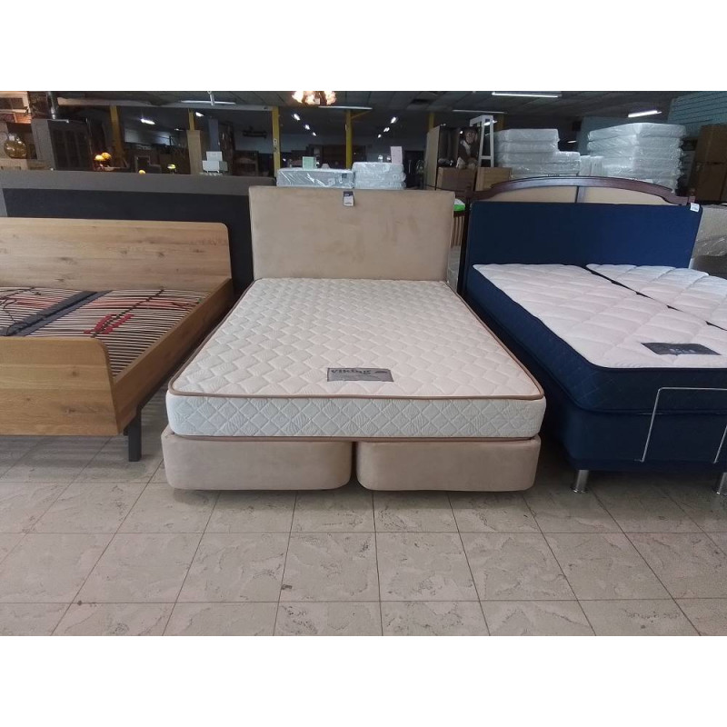 LIT 140X200 TISSU BEIGE 
