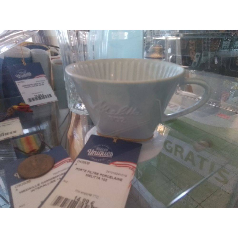 PORTE FILTRE PORCELAINE MELITTA 102