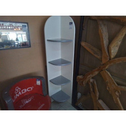 ETAGERE D\'ANGLE BLANCHE ET...