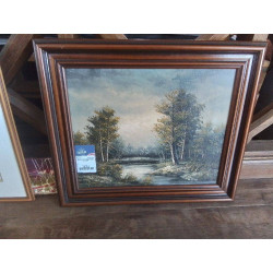 PEINTURE SUR TOILE RIVIÈRE...