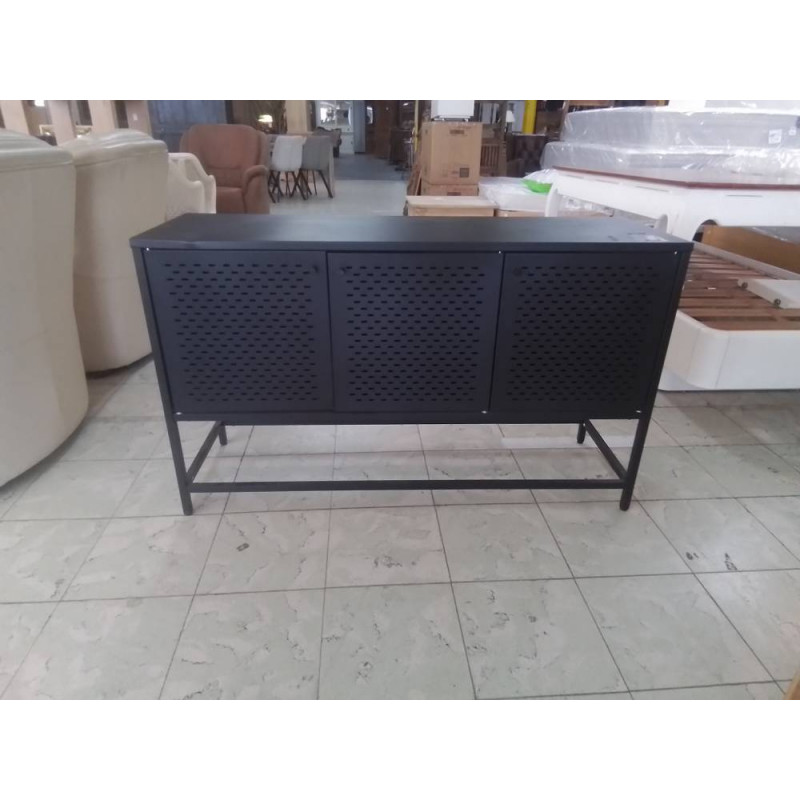 MEUBLE BAS 3 PORTES EN METAL 125X40W75