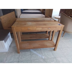 CONSOLE 2 TIROIRS 110X35 HETRE
