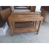CONSOLE 2 TIROIRS 110X35 HETRE