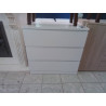 COMMODE 3 TIROIRS IKEA MALM BLANCHE 