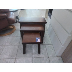 TABLES GIGOGNES CHÊNE LOT DE 3