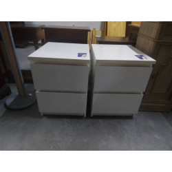 CHEVET 2 TIROIRS IKEA MALM...