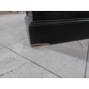 ÉTAGÈRE MODERNE NOIRE ET BLANCHE  WINES 2 TIROIRS 87X39X214